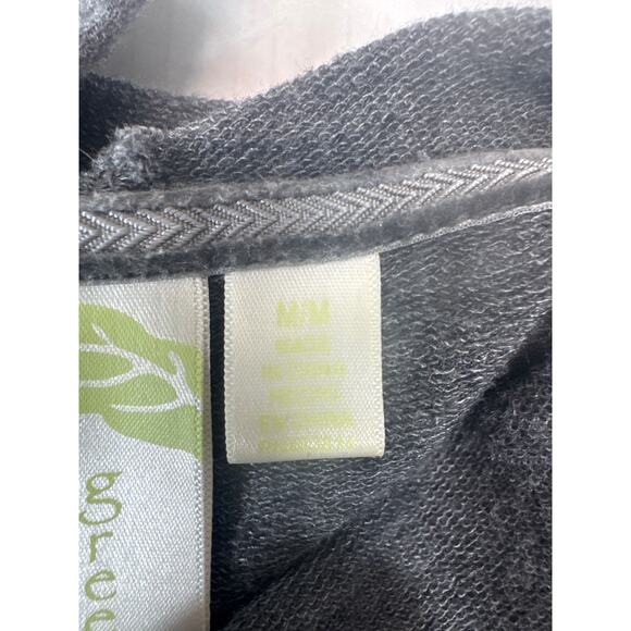 Green Tea Gray Modal Open Cardigan Soft Lightweight Womens Size Medium - Picture 5 of 5